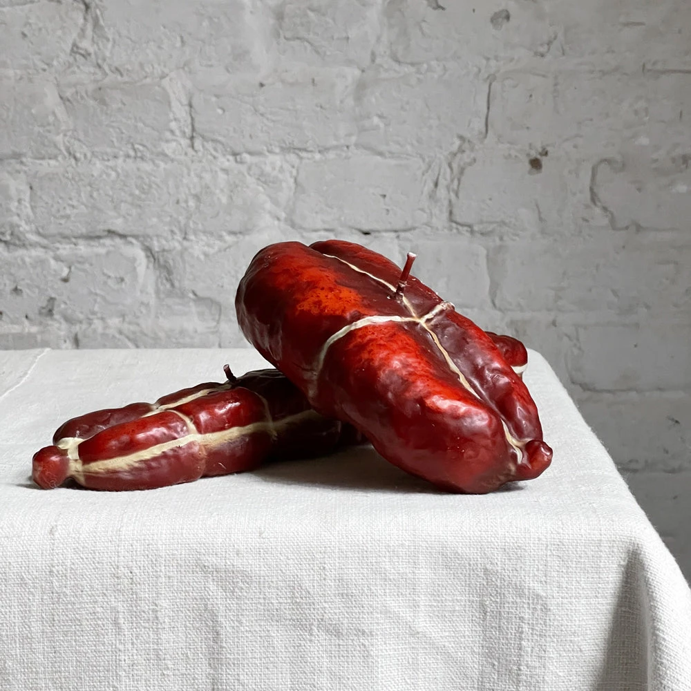 Cereria Introna Salame & Soppresseta Wrapped Salami Candles Art & Objects 3 Cereria Introna Salame & Soppresseta Wrapped Salami Candles Art & Objects