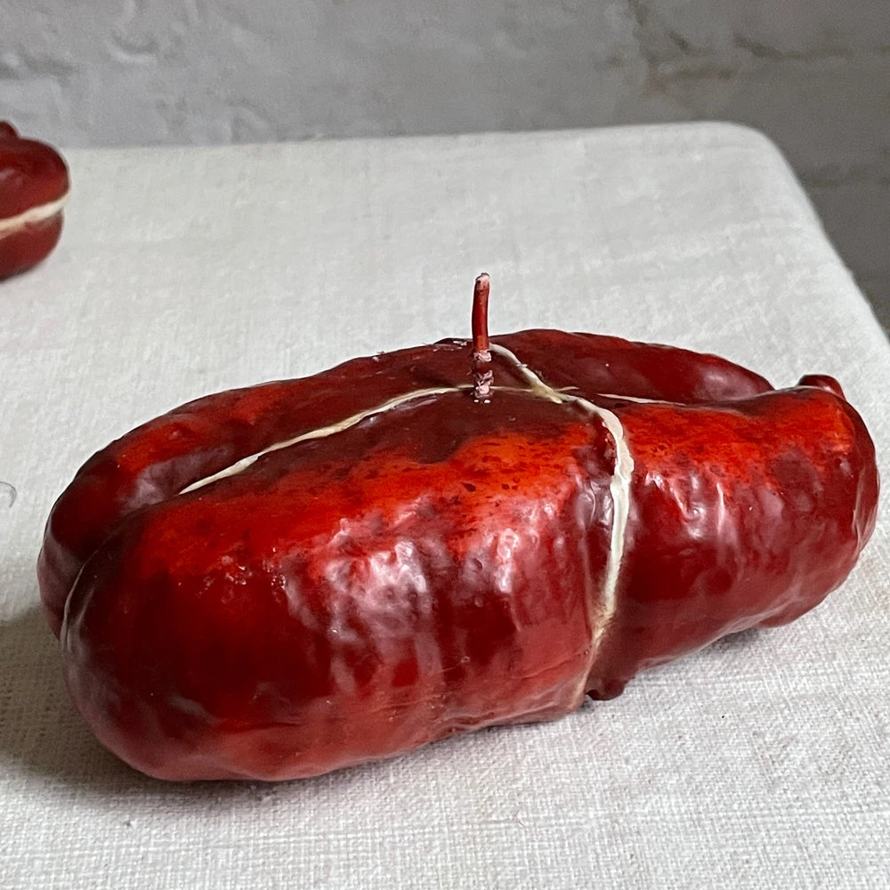 Cereria Introna Salame & Soppresseta Wrapped Salami Candles Art & Objects 4 Cereria Introna Salame & Soppresseta Wrapped Salami Candles Art & Objects