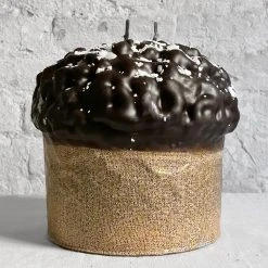 Cereria Introna Art & Objects Large Chocolate Panettone Candle