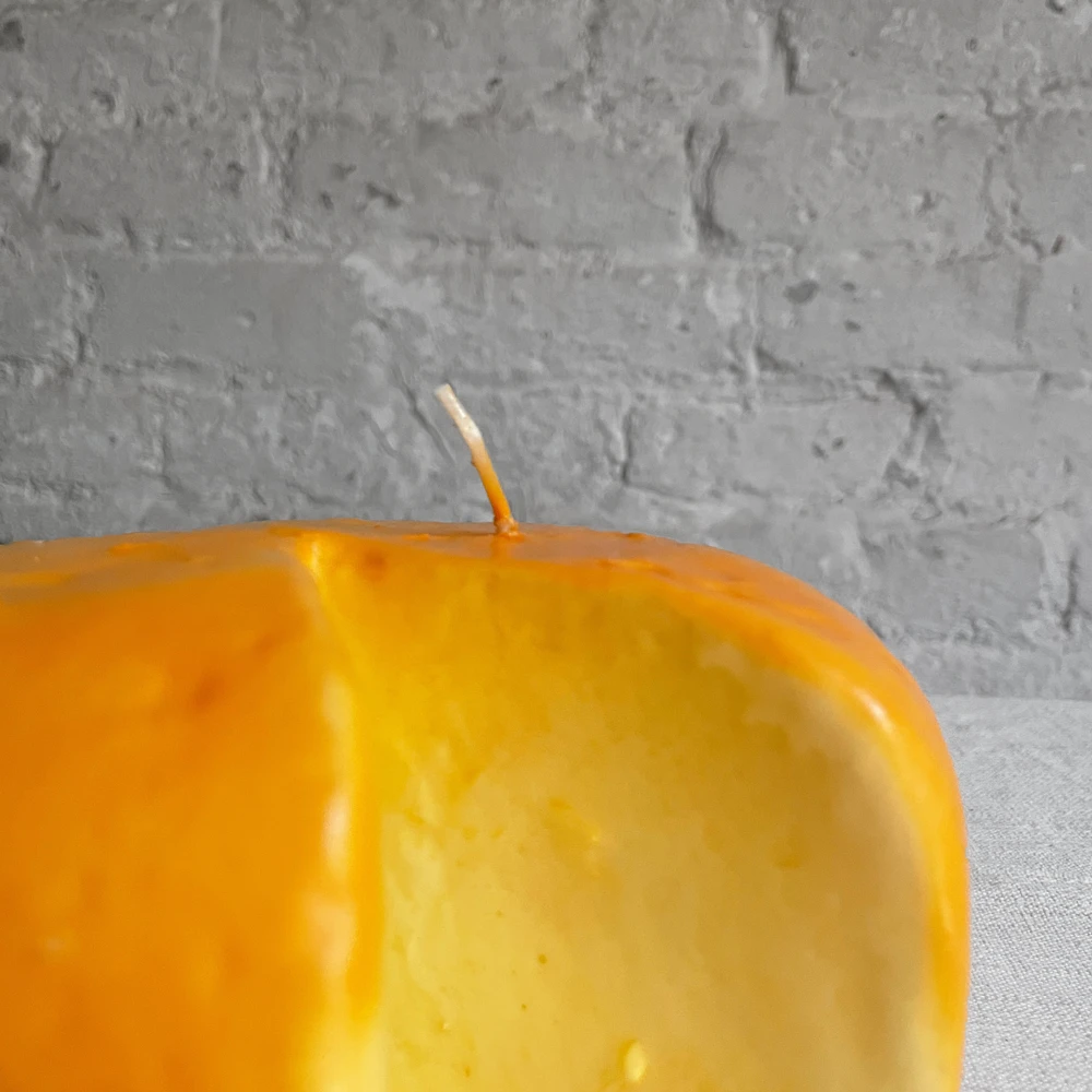 Cereria Introna Art & Objects Pecorino Cheese Candle 5 Cereria Introna Art & Objects Pecorino Cheese Candle