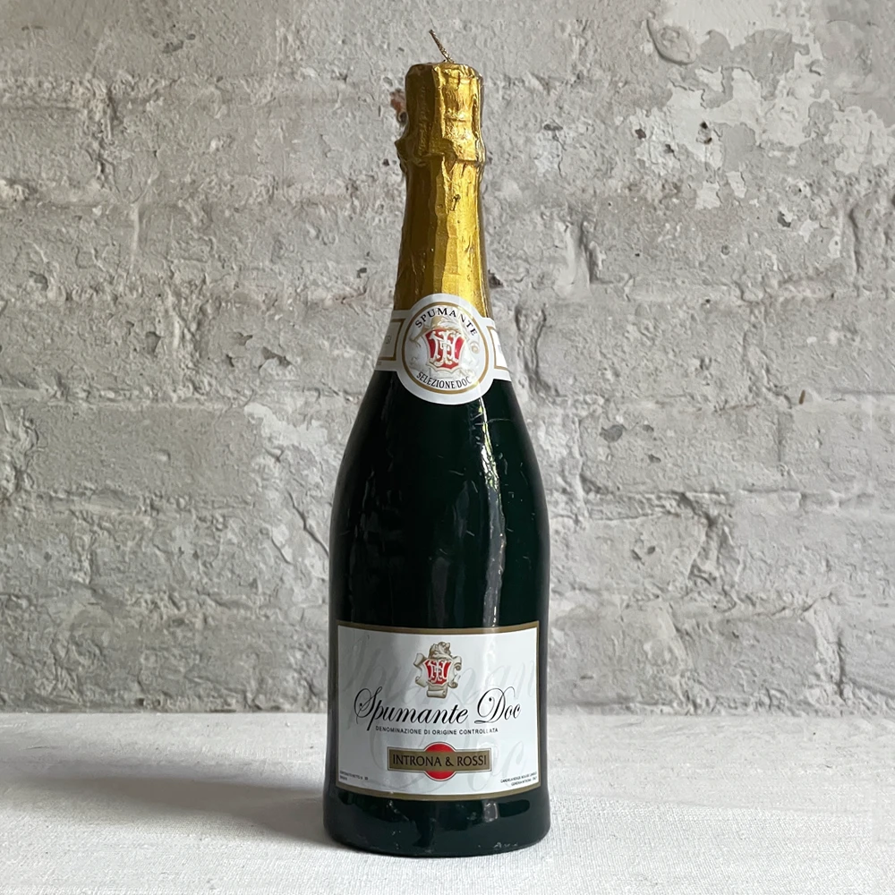 Cereria Introna Large Spumante Sparkling Wine Bottle Candle Art & Objects 3 Cereria Introna Large Spumante Sparkling Wine Bottle Candle Art & Objects