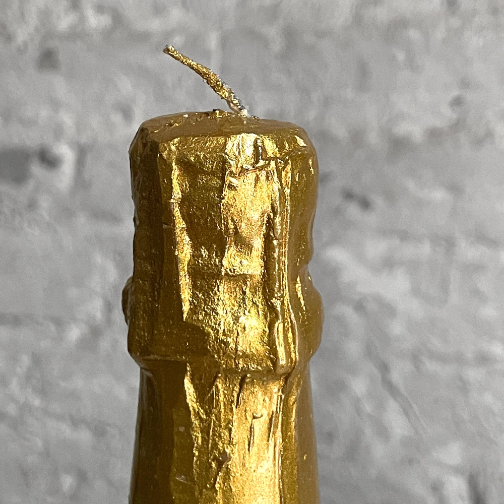 Cereria Introna Art & Objects Small Spumante Sparkling Wine Bottle Candle 5 Cereria Introna Art & Objects Small Spumante Sparkling Wine Bottle Candle