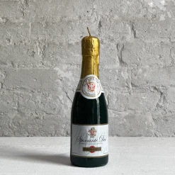 Cereria Introna Art & Objects Small Spumante Sparkling Wine Bottle Candle