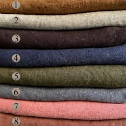 Textiles & Rugs Charvet Editions Heavy Linen Bedcovers