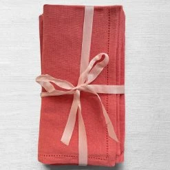 Dining & Tabletop Set Of 6 Busatti Napkin Set In Antique Pink