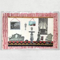 John Derian Company Inc One Of A Kind Collaged Mat (No. 131)