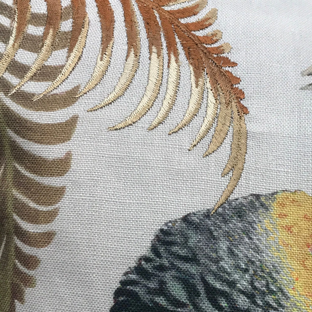 Designers Guild Textiles & Rugs Palm And Parrot Parchment