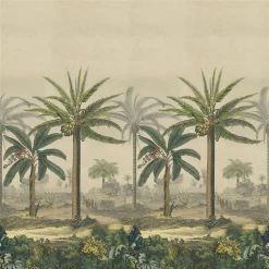 Designers Guild Palm Trail Scene 2 Sepia