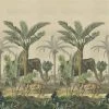 Designers Guild Palm Trail Scene 1 Sepia