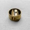 Dux Brass Round Pencil Sharpener
