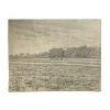 Vintage Evert Rabbers Landscape Drawing 49
