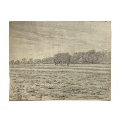 Vintage Evert Rabbers Landscape Drawing 49
