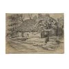 Vintage Evert Rabbers Landscape Drawing 226 Art & Objects