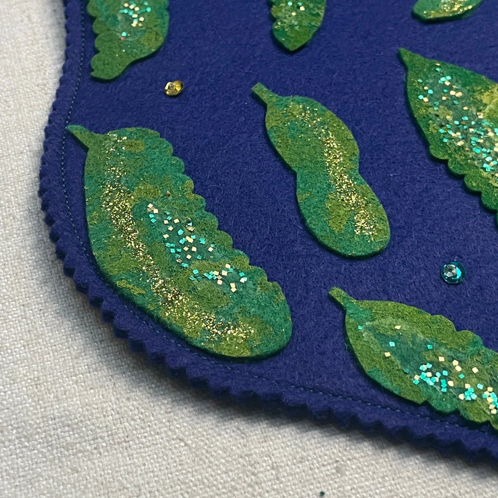 Heather Donohue For John Derian "Pickles" Felt Stocking Holiday 4 Heather Donohue For John Derian "Pickles" Felt Stocking Holiday