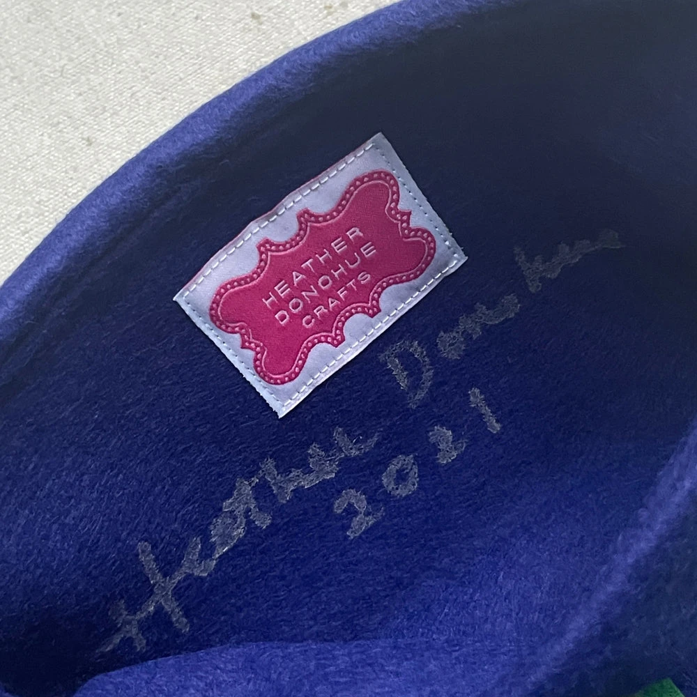 Heather Donohue For John Derian "Pickles" Felt Stocking Holiday 5 Heather Donohue For John Derian "Pickles" Felt Stocking Holiday