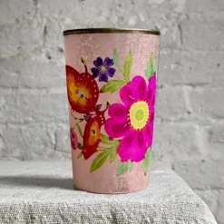 Geraldine Gonzalez Rose Pink Votive Art & Objects