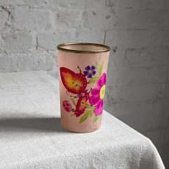 Geraldine Gonzalez Rose Pink Votive Art & Objects