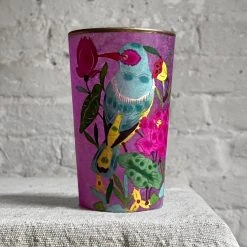 Art & Objects Geraldine Gonzalez Purple Votive