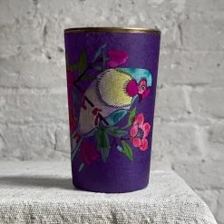 Geraldine Gonzalez Dark Violet Votive Art & Objects