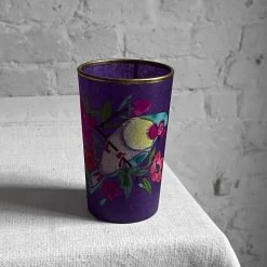 Geraldine Gonzalez Dark Violet Votive Art & Objects