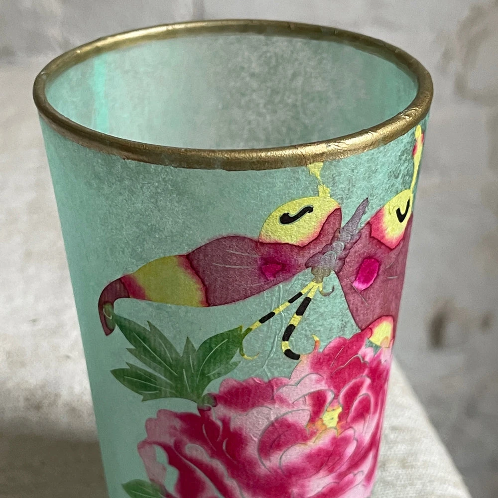 Geraldine Gonzalez Aqua Green Votive 4 Geraldine Gonzalez Aqua Green Votive