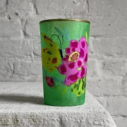 Candles & Incense Geraldine Gonzalez Green Votive