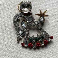 Nostalgie Christbaumschmuck Small Angel Brooch Holiday