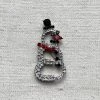 Nostalgie Christbaumschmuck Snowman Brooch 1 Nostalgie Christbaumschmuck Snowman Brooch