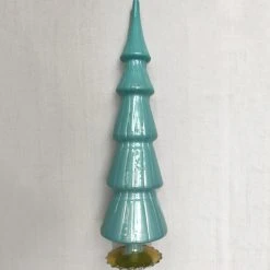 Cody Foster & Co. 17" Standing Glass Tree In Blue