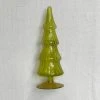 Cody Foster & Co. Holiday 8" Standing Glass Tree In Green 1 Cody Foster & Co. Holiday 8" Standing Glass Tree In Green