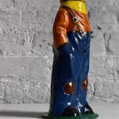 Ino Schaller Papier Mâché Bunny Boy In Blue Plants