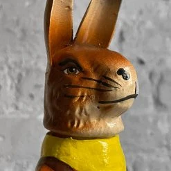 Ino Schaller Papier Mâché Bunny Boy In Blue Plants 8 Ino Schaller Papier Mâché Bunny Boy In Blue Plants