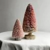 Cody Foster & Co. Gradient Glitter Buri Trees In Pink Holiday