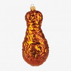 IMPULS Ceramic & Porcelain Fruit Fried Chicken Drumstick Ornament