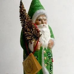 Ino Schaller Santas In White & Green Coats 6 Ino Schaller Santas In White & Green Coats