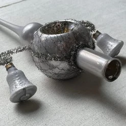 Nostalgie Christbaumschmuck Nostalgic Reflector With Two Bells Tree Topper