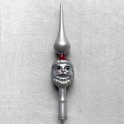 Nostalgie Christbaumschmuck Nostalgic Santa Head Tree Topper Holiday