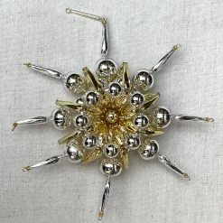 Holiday Anva Glass Garland Star Ornament