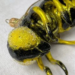 Wiktoria Yellow & Black Bee Ornament