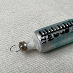 Nostalgie Christbaumschmuck Nostalgic Tiny Baby Bottle Ornament In Blue