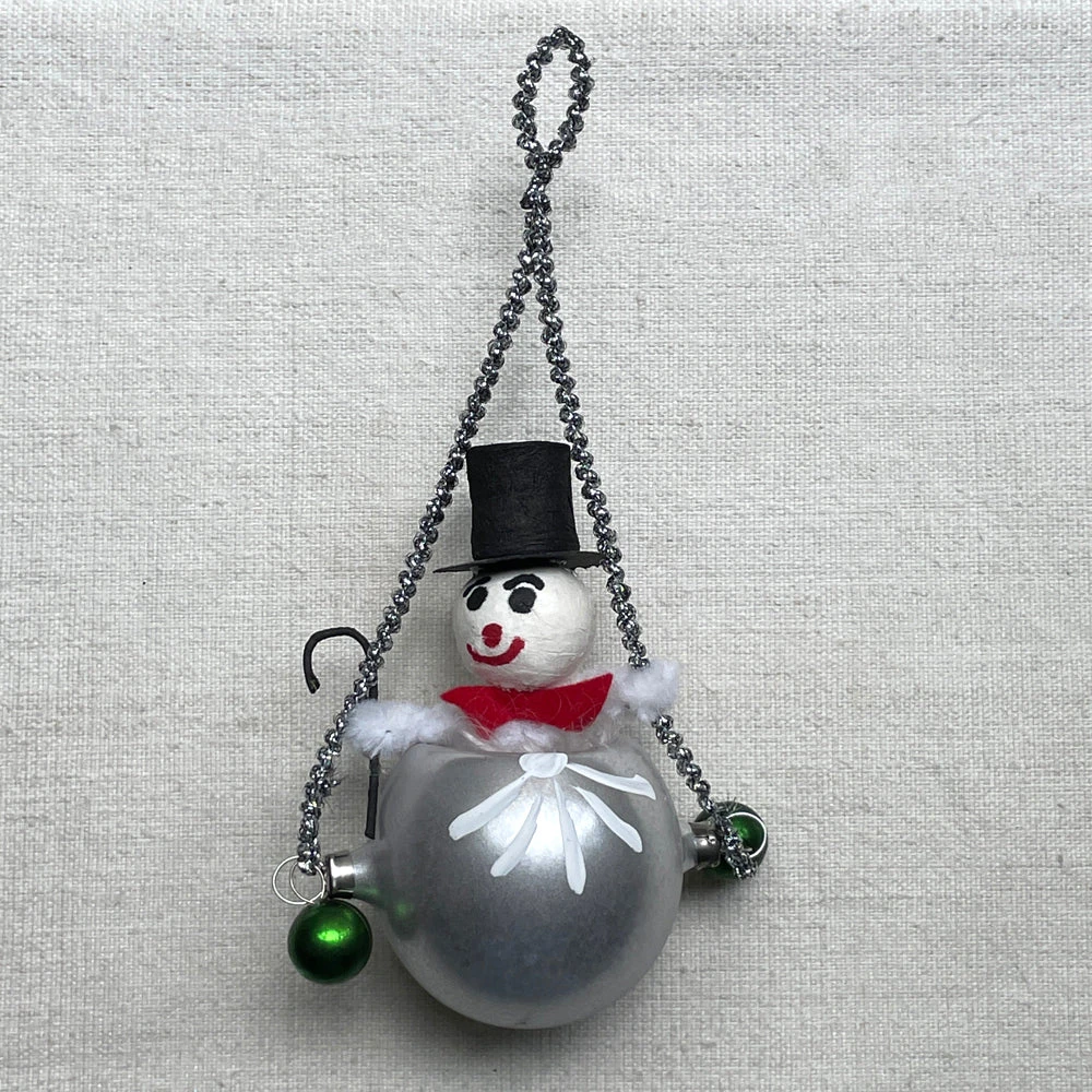 Nostalgie Christbaumschmuck Nostalgic Chenille Snowman Reflector Ornament 3 Nostalgie Christbaumschmuck Nostalgic Chenille Snowman Reflector Ornament
