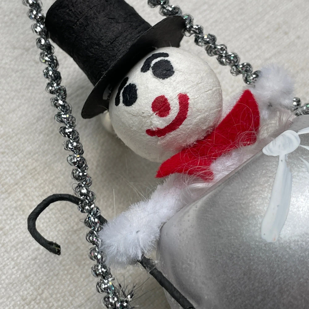 Nostalgie Christbaumschmuck Nostalgic Chenille Snowman Reflector Ornament 4 Nostalgie Christbaumschmuck Nostalgic Chenille Snowman Reflector Ornament