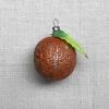 Nostalgie Christbaumschmuck Ceramic & Porcelain Fruit Nostalgic Orange With Leaf Ornament