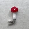 Nostalgie Christbaumschmuck Nostalgic Clip-on Small White Mushroom Ornament Holiday
