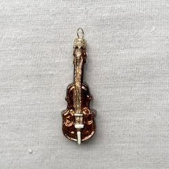 Oberfrankische Glas Violin Ornament