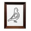Hugo Guinness "Pigeon (Right Facing)" In Antique Frame 2 Hugo Guinness "Pigeon (Right Facing)" In Antique Frame