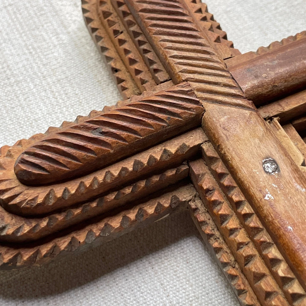 Hugo Guinness "Pepper Mill In Tramp Art Frame 6 Hugo Guinness "Pepper Mill In Tramp Art Frame