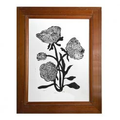 Hugo Guinness "Gothic Rose" In Vintage Frame