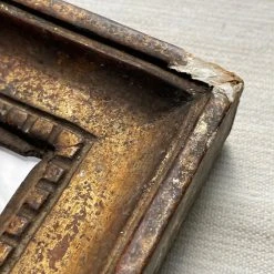 Hugo Guinness "Bull" In Gilded Antique Frame Art & Objects