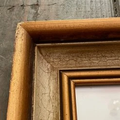 Hugo Guinness Art & Objects "Tall Geranium" In Vintage Frame